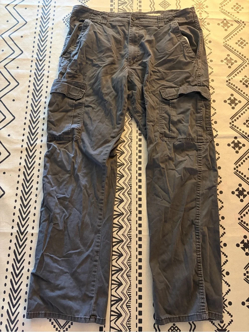 Wrangler Men's Cargo Pants in Slate Blue